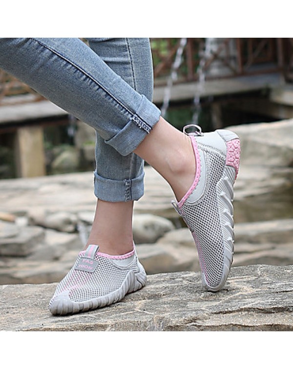 Women's Shoes EU35-EU40 Casual/Travel/Outdoor Fashion Tulle Leather Sport Casual Sneakers