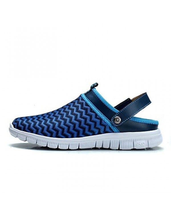 Men's Shoes Fabric Outdoor / Casual / Athletic Fashion Sneakers Outdoor / Casual / Athletic Black / Blue / Gray  