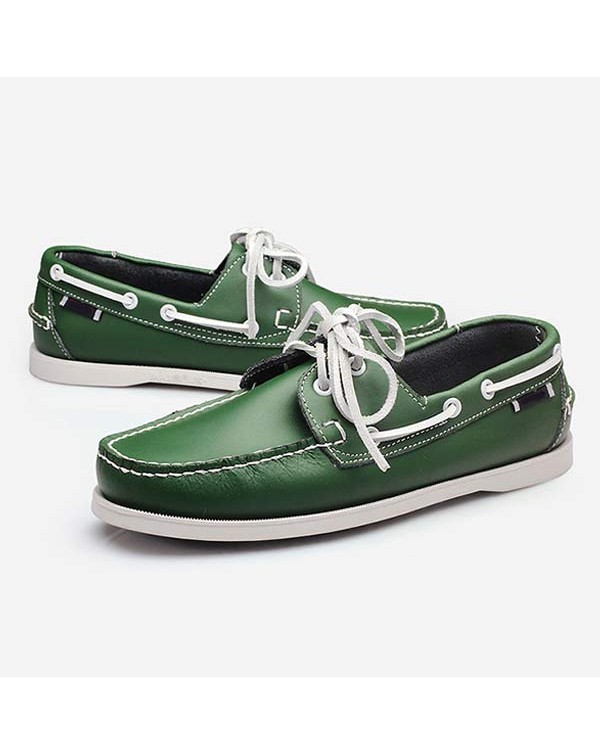 MEN'S LEATHER BOAT SHOES 41603460