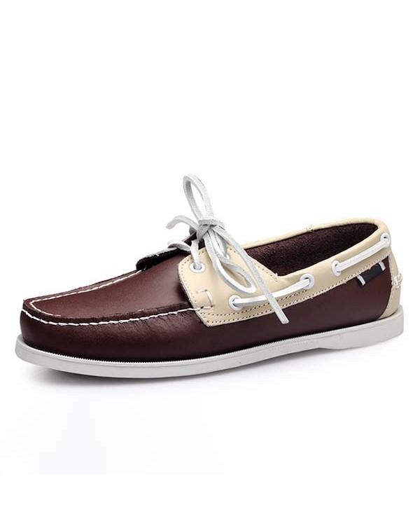 MEN'S LEATHER BOAT SHOES 41603460