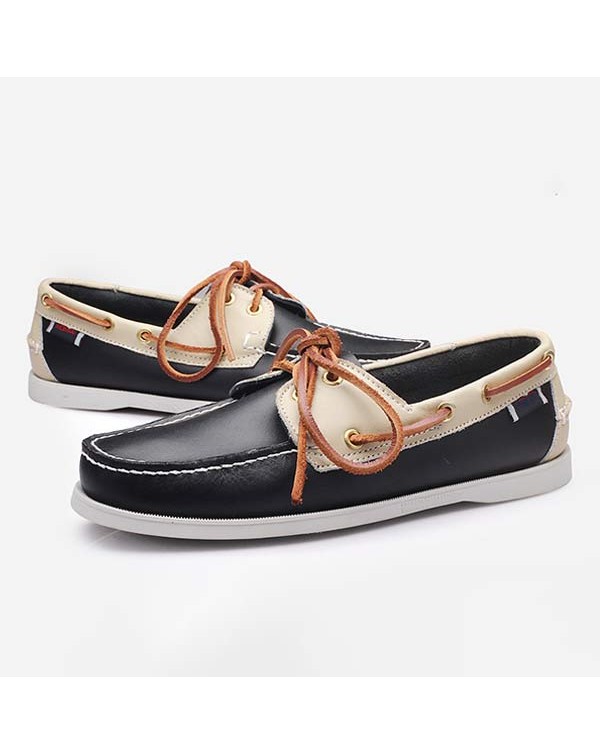 MEN'S LEATHER BOAT SHOES 41603460