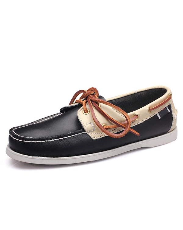 MEN'S LEATHER BOAT SHOES 41603460