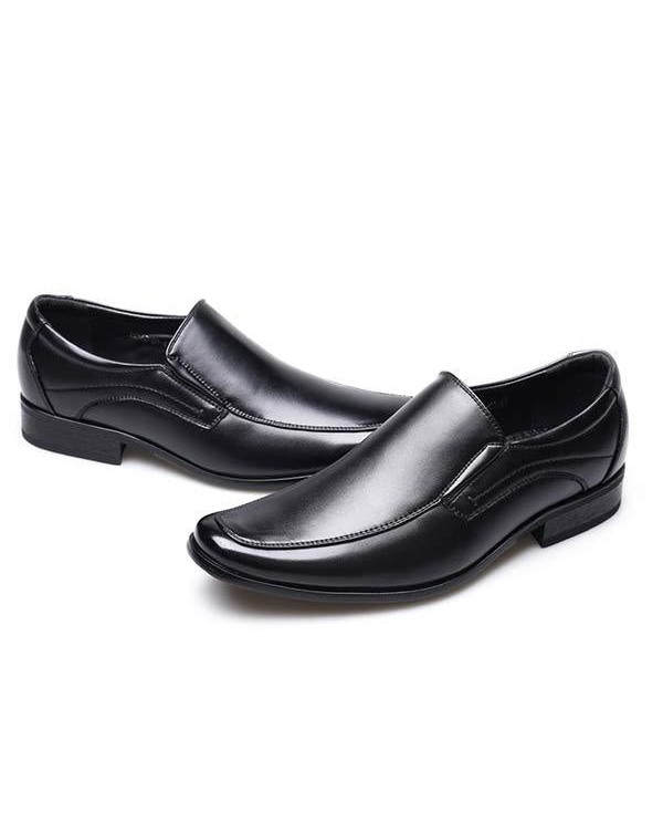 MEN'S SLIP ON SMALL SQUARE LEATHER SHOES 17995831