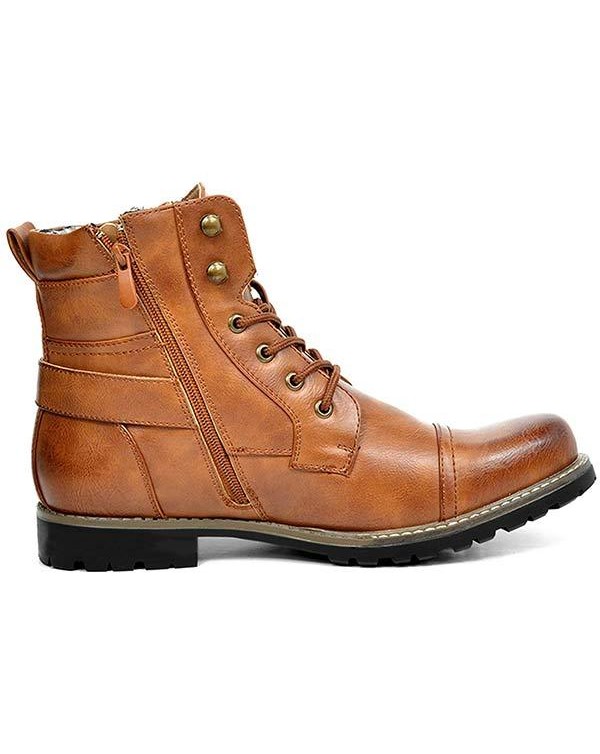 MEN'S METAL DOUBLE ZIP RIDER BOOTS 46764393C