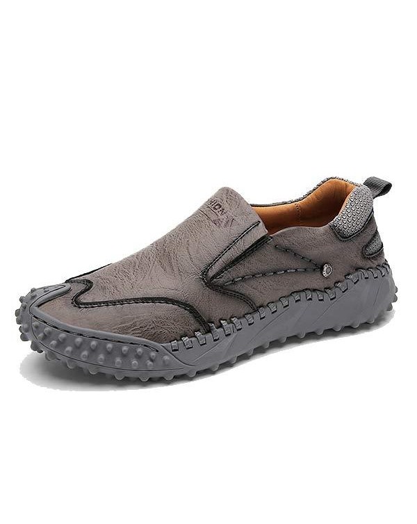 MEN'S RETRO SLIP-ON LEATHER SHOES 72615625