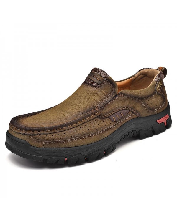 Men's Retro Plus Size Slip-on Shoes 85081989TO