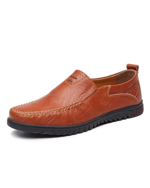 MEN'S SLIP-ON CASUAL LEATHER SHOES 08026252