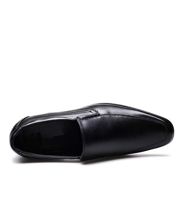 MEN'S SLIP ON SMALL SQUARE LEATHER SHOES 17995831