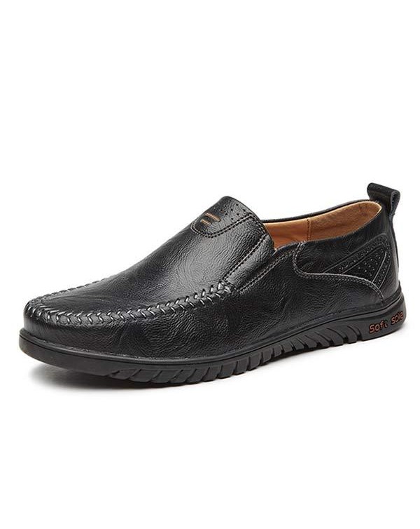 MEN'S SLIP-ON CASUAL LEATHER SHOES 08026252