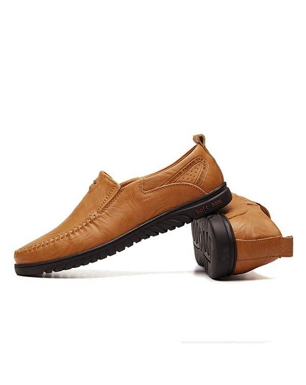 MEN'S SLIP-ON CASUAL LEATHER SHOES 08026252