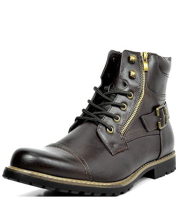 MEN'S METAL DOUBLE ZIP RIDER BOOTS 46764393C