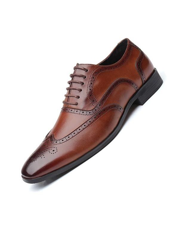 MEN'S BROGUE BUSINESS SHOES 02236217