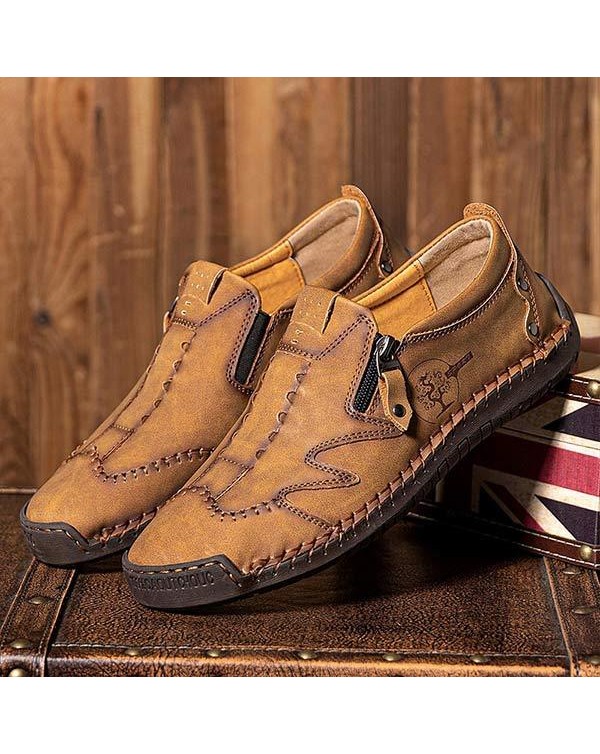 MEN'S VINTAGE CASUAL LEATHER SHOES 90893563